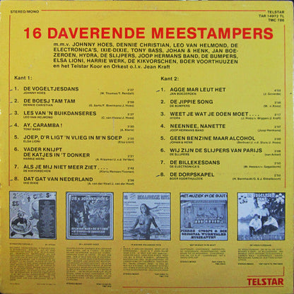 Various - 16 Daverende Meestampers (LP) 52012 Vinyl LP Vinyl Goed / Hoes Goed