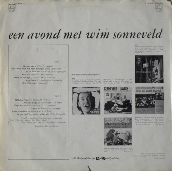 Wim Sonneveld – Ein Abend mit Wim Sonneveld (LP) 45409