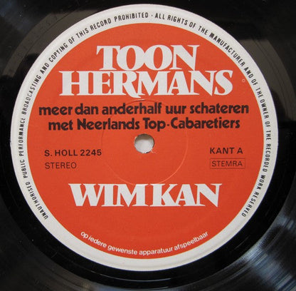 Toon Hermans & Wim Kan - Meer Dan Anderhalf Uur Schateren (LP) 46245 Vinyl LP JUKEBOXSINGLES.NL   