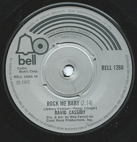 David Cassidy - Rock Me Baby 31516