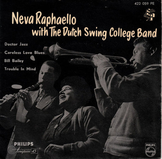 Dutch Swing College Band - Neva Raphaello With The Dutch Swing College Band 08275 Vinyl Singles EP Vinyl Goed / Hoes Goed
