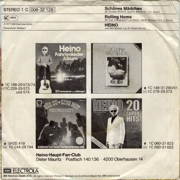Heino - Schönes Mädchen 38063