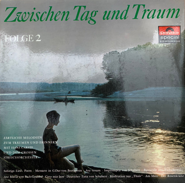 Hans Carste Und Sein Orchester - Zwischen Tag Und Traum, * (LP) Vinyl LP Vinyl Zeer Goed / Hoesje Goed "VINYLSINGLES.NL"