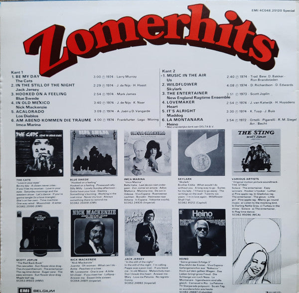 Various - Zomerhits (LP) Vinyl LP Vinyl (VG) <br> Hoes (G+)