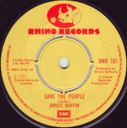 Bruce Ruffin - Mad About You 41413 Vinyl Singles Vinyl Goed / Hoes Goed