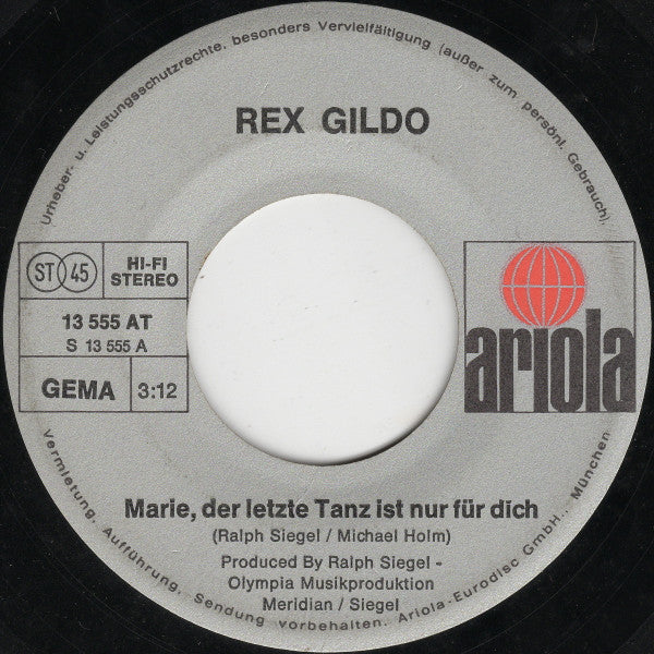 Rex Gildo - Marie, Der Letzte Tanz Ist Nur Für Dich 30995