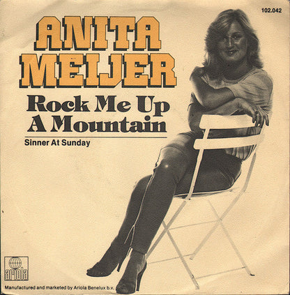 Anita Meijer - Rock Me Up A Mountain Vinyl Singles Vinyl Zeer Goed / Hoesje Goed "VINYLSINGLES.NL"