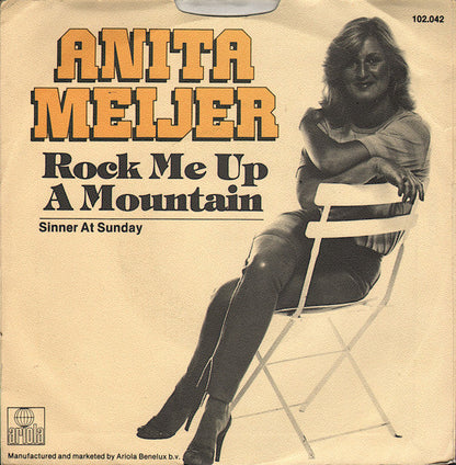 Anita Meijer - Rock Me Up A Mountain Vinyl Singles Vinyl Zeer Goed / Hoesje Goed "VINYLSINGLES.NL"
