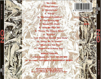 2 Unlimited - No Limits! (CD) 70817 Compact Disc Goede Staat