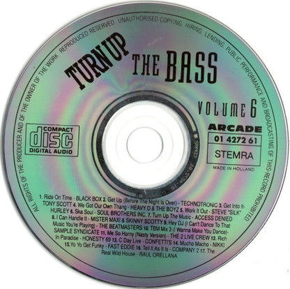 Various - Turn Up The Bass Volume 6 (CD) 70513 Compact Disc Goede Staat