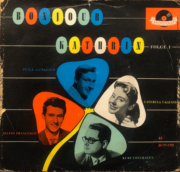 Caterina Und Silvio - Bonjour Kathrin Folge 1 42585 Vinyl Singles EP Vinyl Zeer Goed / Hoesje Goed "VINYLSINGLES.NL"