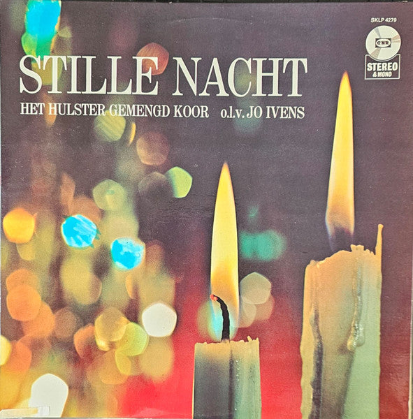 Hulster Gemengd Koor O.L.V. Jo Ivens, Rob Kraanen, Dick Gout, Sander van Marion - Stille Nacht (LP) Vinyl LP Vinyl Zeer Goed / Hoesje Goed "VINYLSINGLES.NL"