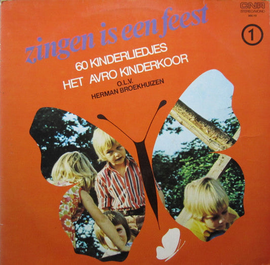 Kinderkoor Jacob Hamel - Zingen Is Een Feest 1 - 60 Kinderliedjes (LP) 51837 Vinyl LP Vinyl Goed / Hoes Zie Foto