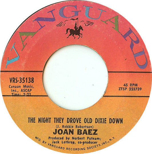 Joan Baez – Die Nacht, in der sie Old Dixie herunterfuhren 39208