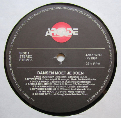 José Marcello, Mario Robbiani, Ed Starink - Dansen Moet Je Doen (LP) 42895 Vinyl LP JUKEBOXSINGLES.NL   