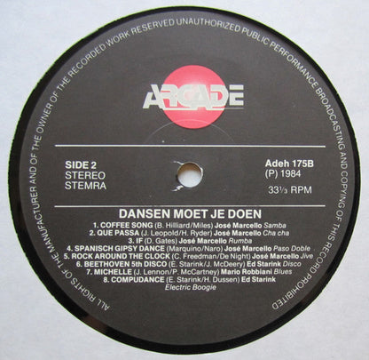 José Marcello, Mario Robbiani, Ed Starink - Dansen Moet Je Doen (LP) 42895 Vinyl LP JUKEBOXSINGLES.NL   