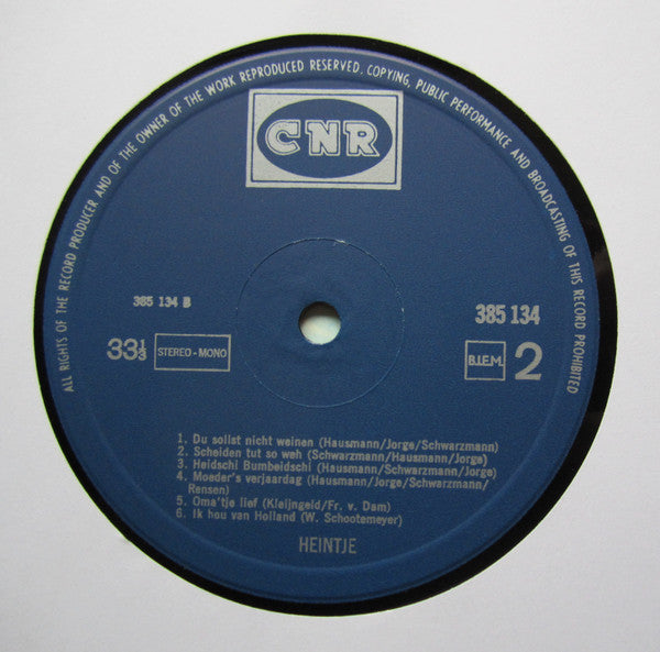 Heintje - 24 Successen (LP) (B-Keus) Vinyl LP Dubbel Vinyl (G) <br> Hoes (F) "VINYLSINGLES.NL"