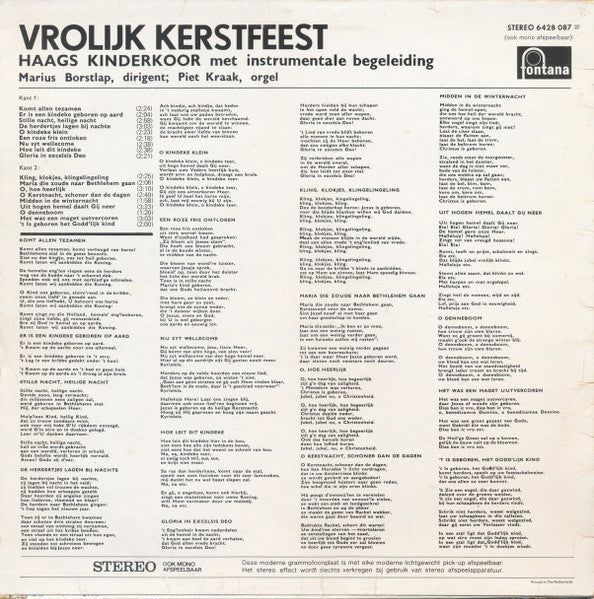 Haags Kinderkoor - Vrolijk Kerstfeest! (LP) 48252 Vinyl LP JUKEBOXSINGLES.NL   