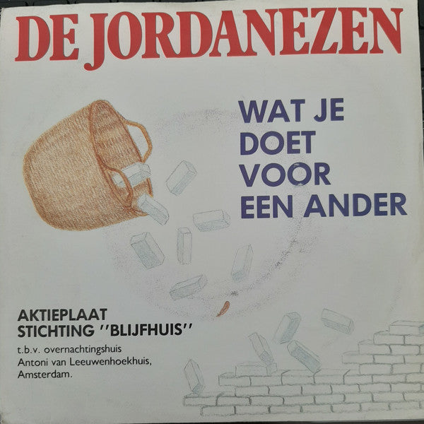 Jordanezen - Aktieplaat Stichting Blijf Thuis 40878 Vinyl Singles Vinyl Goed / Hoes Goed
