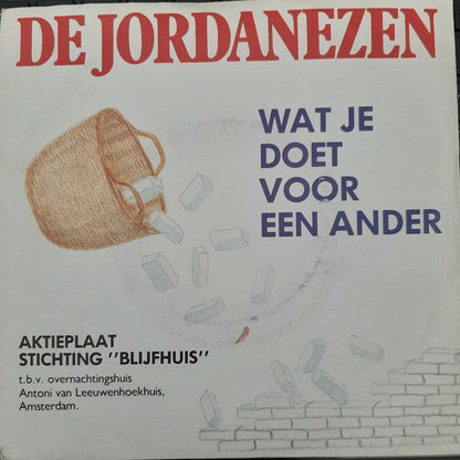 Jordanezen - Aktieplaat Stichting Blijf Thuis 40878 Vinyl Singles Vinyl Goed / Hoes Goed