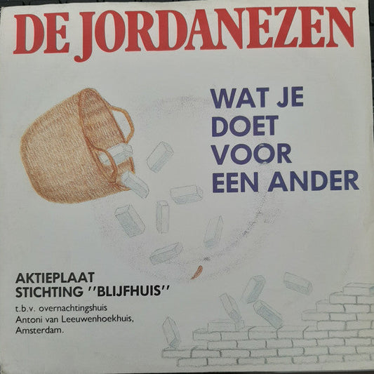 Jordanezen - Aktieplaat Stichting Blijf Thuis 40878 Vinyl Singles Vinyl Goed / Hoes Goed