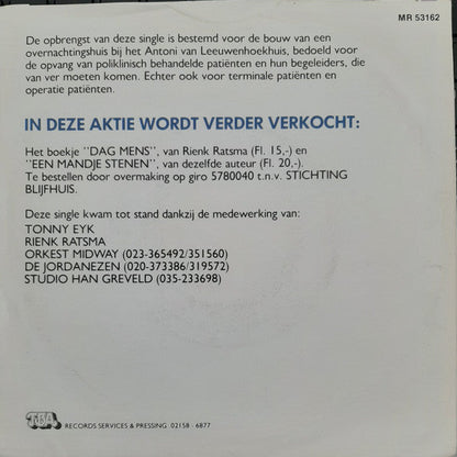 Jordanezen - Aktieplaat Stichting Blijf Thuis 40878 Vinyl Singles Vinyl Goed / Hoes Goed