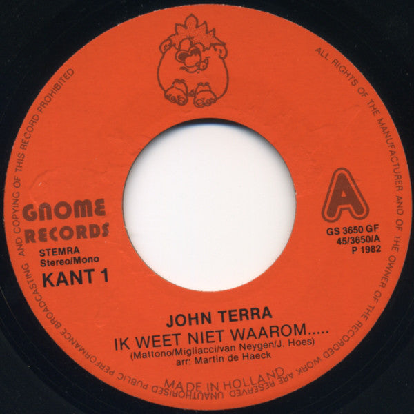 John Terra - Ich weiß nicht warum 24519