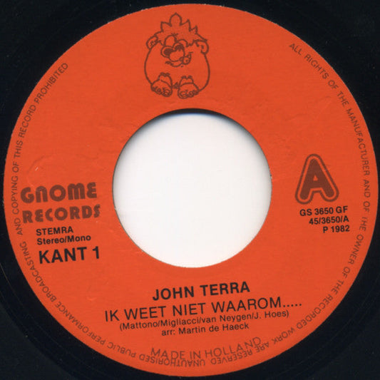 John Terra - Ich weiß nicht warum 24519