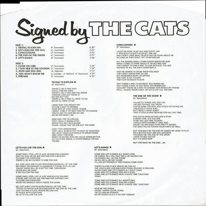 Cats - Signed By The Cats (LP) 51955 Vinyl LP Vinyl Goed / Hoes Goed