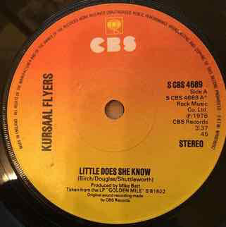 Kursaal Flyers - Little Does She Know 23020