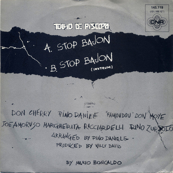 Tullio De Piscopo - Stop Bajon 19119