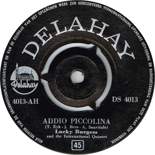 Lucky Burgess und das internationale Quintett - Addio Piccolina 39845
