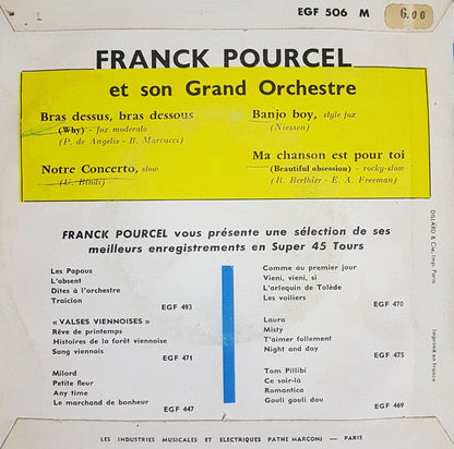Franck Pourcel Et Son Grand Orchestre - Finies Les Vacances... 19272