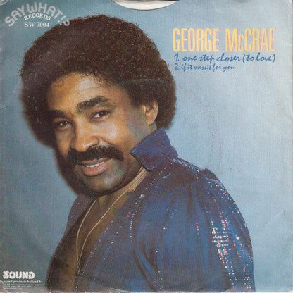 George McCrae - One Step Closer Vinyl Singles Vinyl Zeer Goed / Hoesje Goed "VINYLSINGLES.NL"