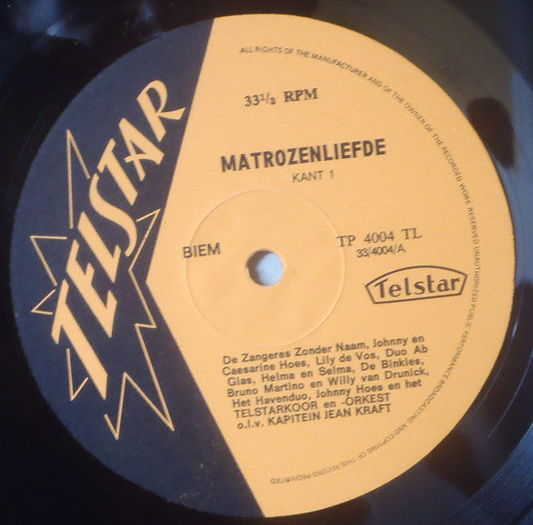 Various - Matrozenliefde (LP) 49398 (B) Vinyl LP Vinyl Goed / Hoes Goed