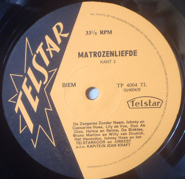 Various - Matrozenliefde (LP) 49398 (B) Vinyl LP Vinyl Goed / Hoes Goed