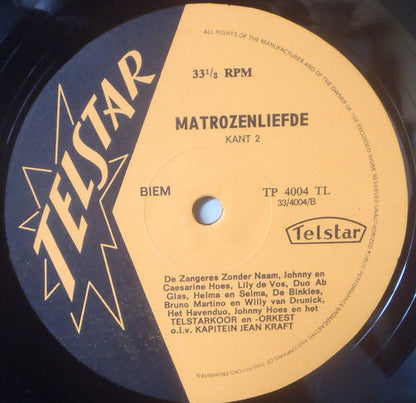 Various - Matrozenliefde (LP) 49398 (B) Vinyl LP Vinyl Goed / Hoes Goed
