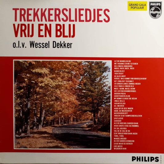 Vrij En Blij o.l.v. Wessel Dekker - Trekkersliedjes (LP) 50881 Vinyl LP /   