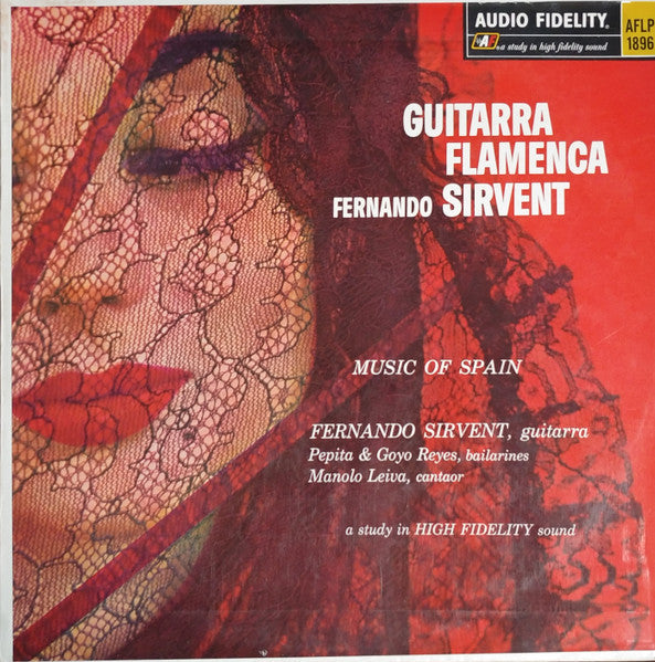 Fernando Sirvent – Guitarra Flamenca (LP) Vinyl LP Vinyl Zeer Goed / Hoesje Goed "VINYLSINGLES.NL"