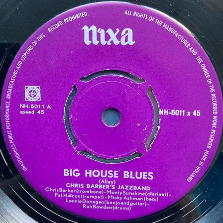 Chris Barbers Jazz Band – Big House Blues 19434