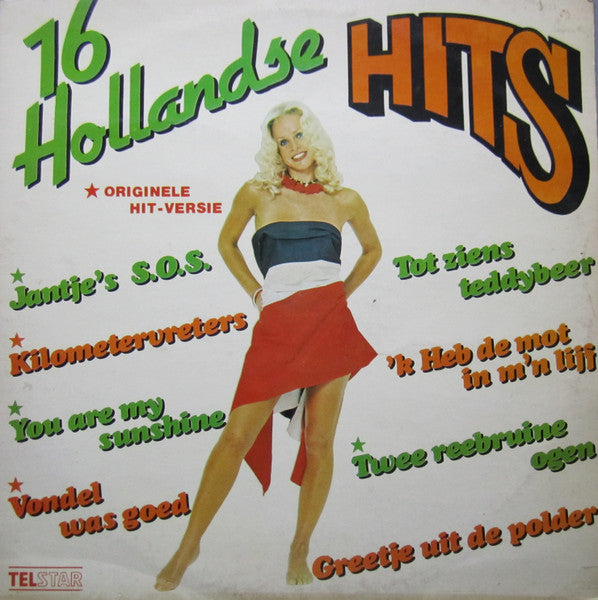 Various - 16 Hollandse Hits (LP) Vinyl LP Vinyl (VG) <br> Hoes (G+)
