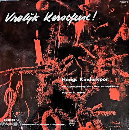 Haags Kinderkoor - Vrolijk Kerstfeest! (10") Vinyl LP 10" Vinyl Zeer Goed / Hoesje Goed "VINYLSINGLES.NL"