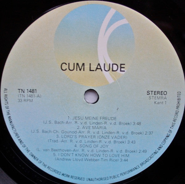 Cum Laude - Cum Laude (LP) 46273 Vinyl LP JUKEBOXSINGLES.NL   