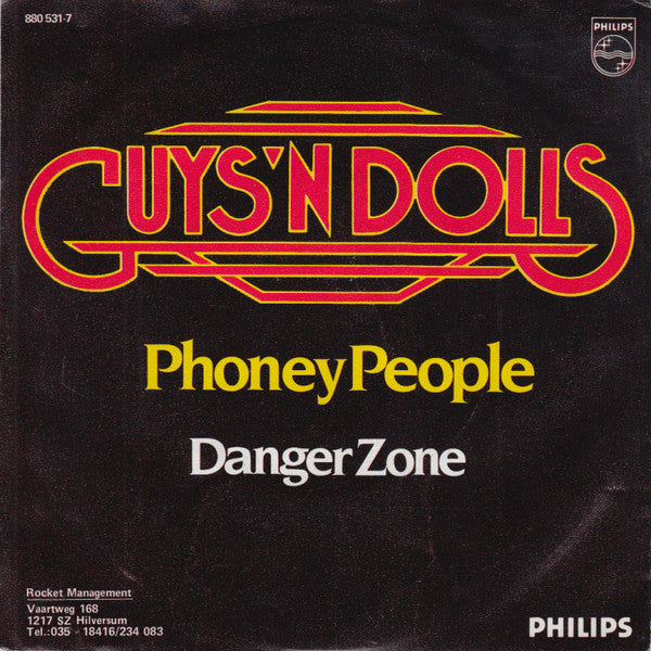 Guys 'n Dolls - Phoney People 40780 Vinyl Singles Vinyl Goed / Hoes Goed