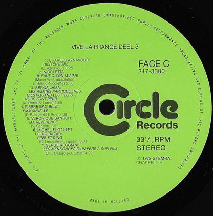 Various - Vive La France 3 - Grote Franse Successen (LP)