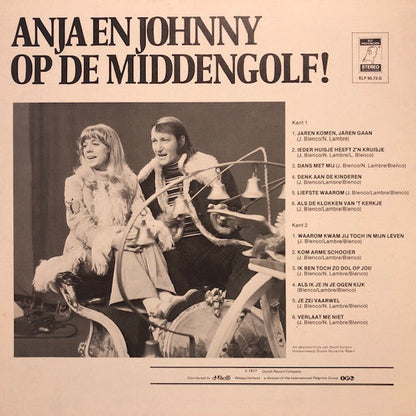 Anja & Johnny - Op De Middengolf (LP) 52095 Vinyl LP Vinyl Goed / Hoes Goed