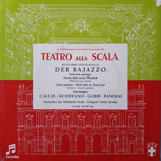 Ruggiero Leoncavallo – Maria Callas, Giuseppe di Stefano – Der Bajazzo 16993