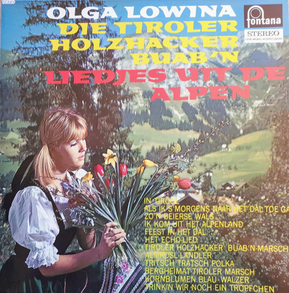 Olga Lowina, Die Tiroler Holzhacker Bub'n - Liedjes Uit De Alpen (LP) 50649 Vinyl LP JUKEBOXSINGLES.NL   