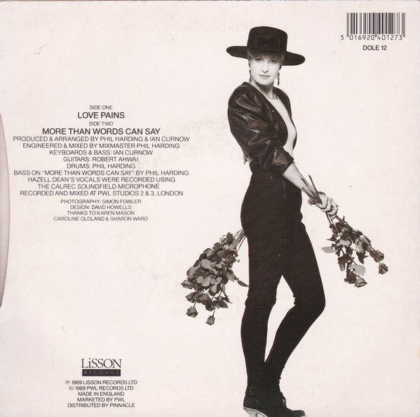 Hazell Dean - Love Pains Vinyl Singles Vinyl Zeer Goed / Hoesje Goed "VINYLSINGLES.NL"