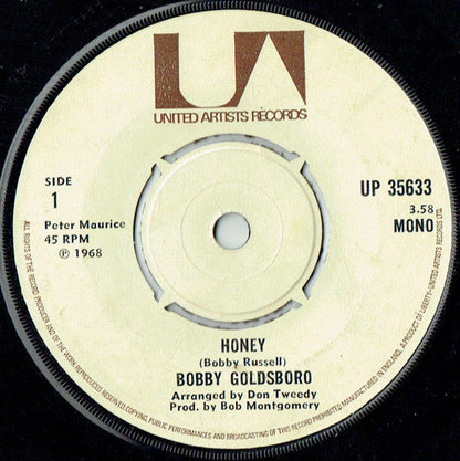 Bobby Goldsboro - Honey 40494